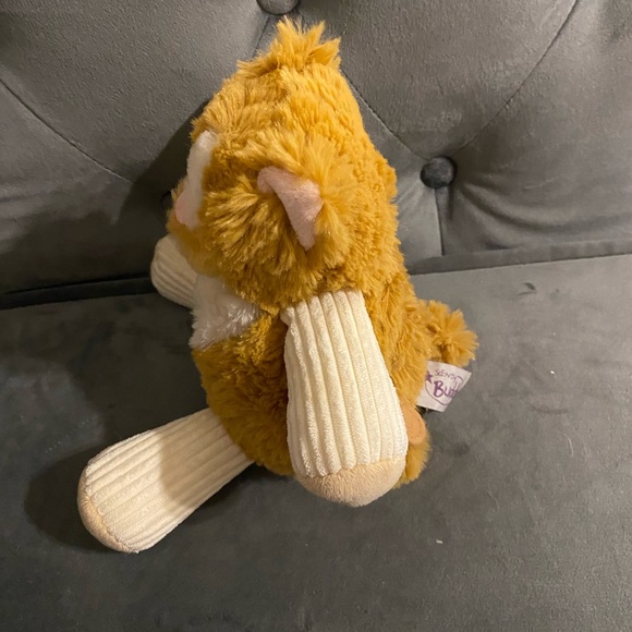 Scentsy Buddy Baby Scratch the Cat Plush Stuffed Animal 8.5" Vanilla Cream Scent - Picture 4 of 9